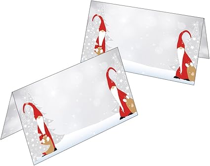 Segnaposto Natalizi Amazon.Set 2522 Di Segnaposto Natalizi 50 Tischkarten Amazon It Cancelleria E Prodotti Per Ufficio