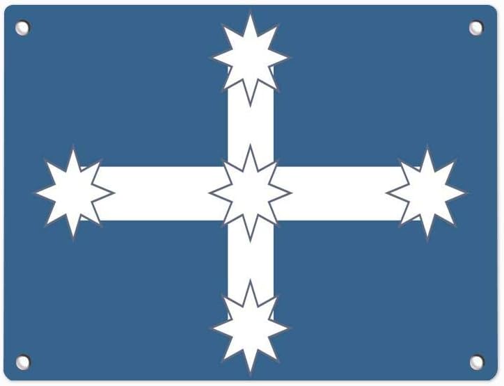 HOOSUNFlagrbfa Metal Poster Wall Plaque Tin Sign Unique Wall Decor 12 X 8 Inches (30x20cm) - Eureka Flag