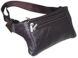 Mens Leather Waist Hip Lumbar Fanny Pack Bag Womens