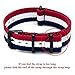 Nato Watch Bands 18mm 20mm 22mm Premium Ballistic Nylon Watch Strap with Stainless Steel Buckle