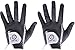 FINGER TEN Men's Golf Glove Rain Grip Pair Both Hand or 2 Pack Left Right Hand, Hot Wet Weather No Sweat, Black Gray Green, Fit Size Small Medium Large XL