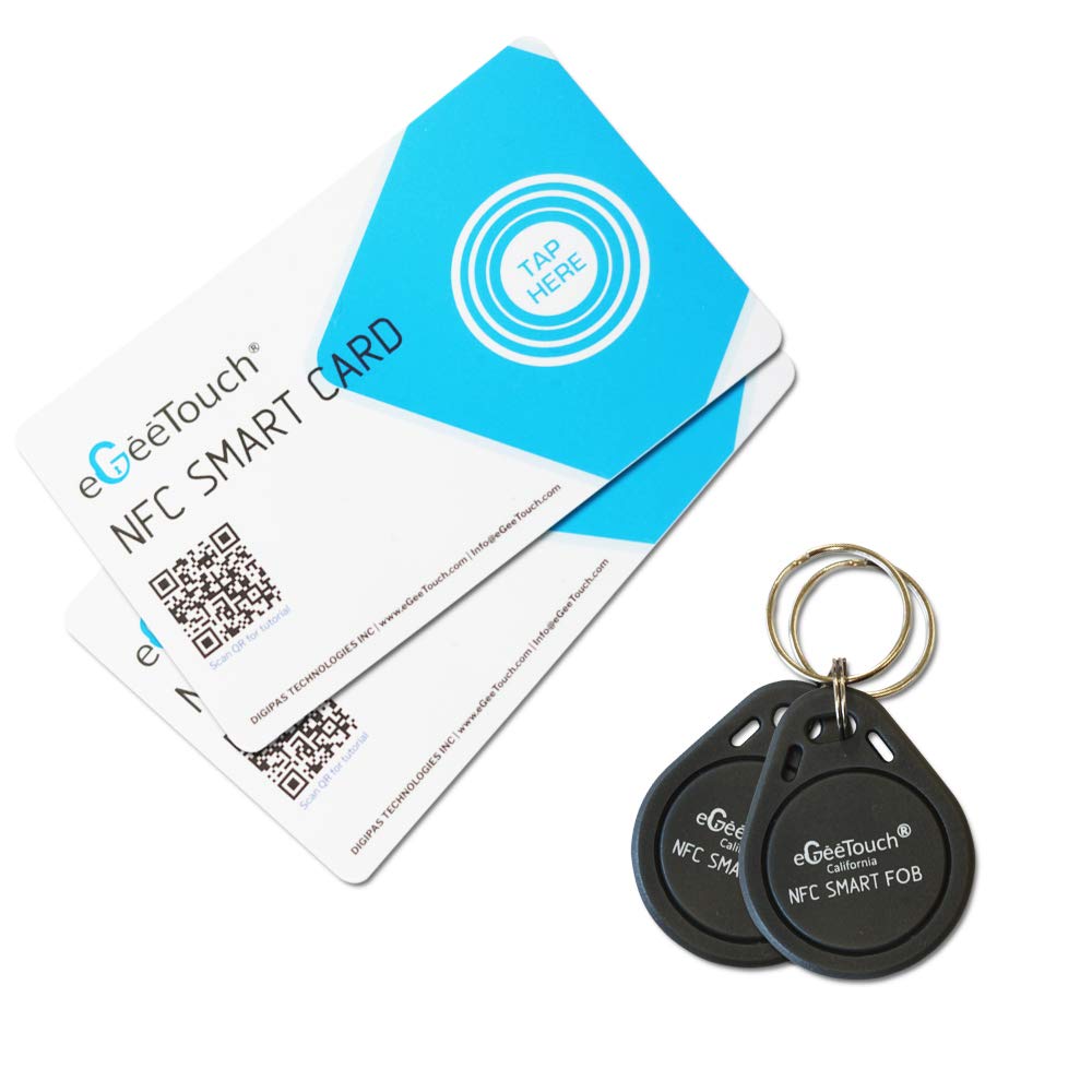 Photo 1 of eGeeTouch NFC for All eGeeTouch Smart Locks (2 Cards & 2 Keys/Fobs)