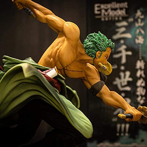Qal One Piece Anime Action Figure Roronoa Zoro Three Thousand World Doll Model Pvc Statue Cosplay Daily Life Boxed Children Best Gift 18cm Pricepulse