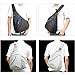 OSOCE Sling Bags,Shoulder Backpack,Over Chest Cross body Bag Pack Sport(Black)