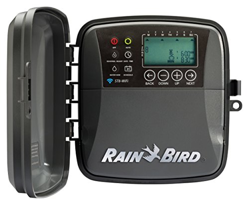 Rain Bird ST8O-WIFI Smart Indoor/Outdoor WiFi Sprinkler/Irrigation System Timer/Controller, WaterSense Certified, 8-Zone/Station