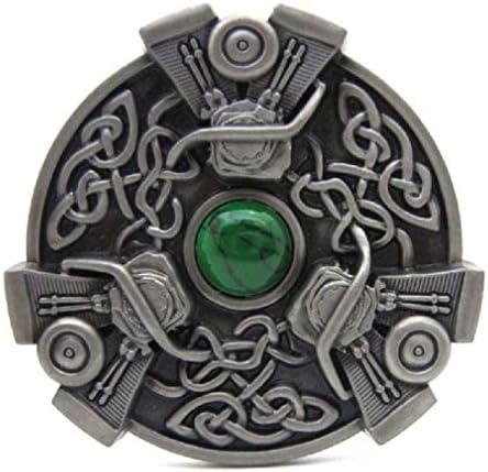 Trinity Celtic Irish Knot V-twin Engines Belt Buckle Mens Vintage Western