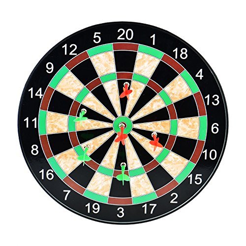 LoveisCool 17’’ Magnetic Dart Board with 12 Magnet Darts
