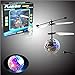 U-miss RC Flying Ball, Crystal Flashing LED Light Flying Ball RC Toy RC Infrared Induction Helicopter for Kids, Teenagers Colorful Flyings for Kid's Toy (Flying Ball)