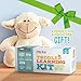merka Toddler Learning Kit - Includes 4 Posters, 58 Flashcards, 58 Practice Book Exercises and 36 Reward Stickers - Learn Letters, Colors, Shapes and Numbers - PreK & K