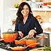Rachael Ray Brights Nonstick Cookware Set/Pots and Pans Set, 10 Piece, Green Gradient