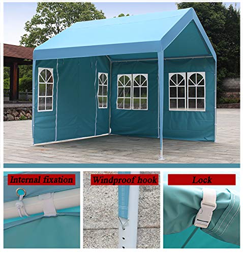 Zhyaj Faltbarer Pavillon 3 X 3 Aufklappbarer Pavillon Mit 4 Seiten - 100% Wasserdicht Und UV-Beständig - Hochwertiges… – Bild 7