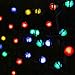 VMANOO Battery Operated Timer String Lights 50 LED Chuzzle Ball Fairy Christmas Lighting Decor for Outdoor, Indoor, Garden, Patio, Bedroom Wedding Decorations (Multi Color)