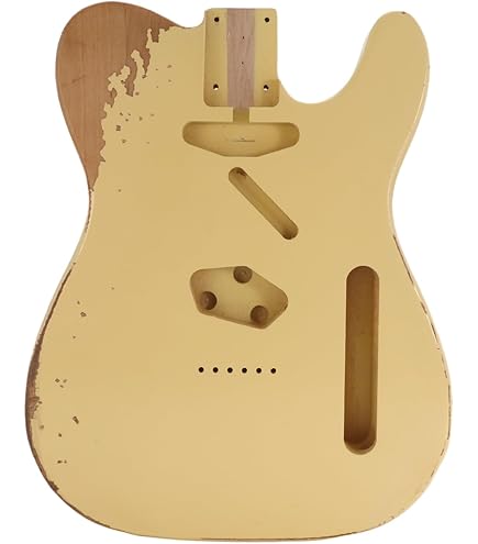 Amazon.com: Fender Road Worn 50's Telecaster SS Alder Body, Black