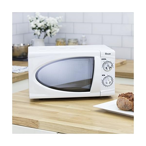 Swan-SM3090N-Manual-Solo-Microwave-with-6-Power-Levels-800-Watt-20-Litre-White Swan Manual Solo Microwave with 6 Power Levels, 800 Watt, 20 Litre, White