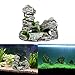 Kathson Mountain View Aquarium Rock Cave Tree Bridge Fish Tank Ornament Decoration Decor