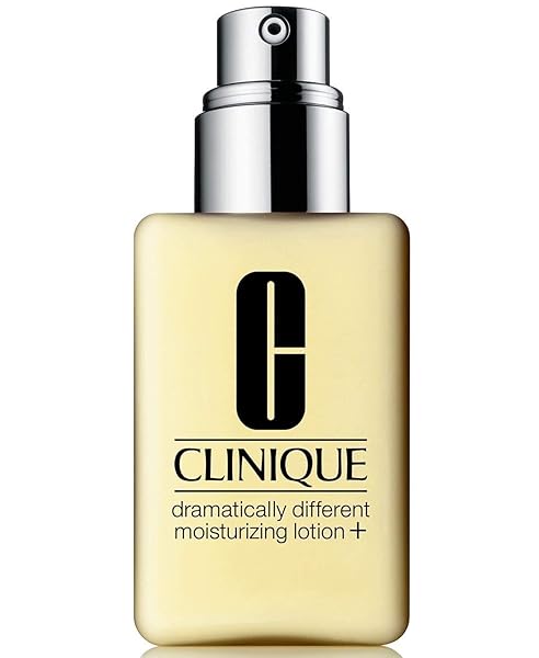 CLINIQUE 3-STEP DRAMATICALLY DIFFERENT MOISTURIZING LOTION+ | FACE MOISTURIZER FOR DRY TO DRY COMBINATION SKIN TYPES | WITH GLYCERIN | HYDRATING, 4.2 FL OZ