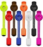 VESONNY No Tie Shoe laces, Elastic and Reflective Shoelaces with Lock for Athletics - Adults and Kids - Stretch Sneaker Strings Quick Lacing System for Fitness of Running, Hiking