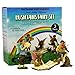 PRETMANNS Fairy Garden Fairies Miniature Accessories 3 Pieces: Boy Fairies Playing Musical Instruments & Fairy Reading a Music Book Multicolored