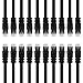 GearIT 20-Pack, Cat5e Ethernet Patch Cable 1 Foot - Snagless RJ45 Computer LAN Network Cord, Black primary