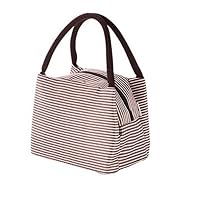 Aigemi Lunch Bag Tote Bag Lunch Organizer Lunch Holder Lunch Container for Women Men Kids (Coffee)