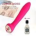 YICO Vibrating G-spot Vibrator, Handheld Electric Personal Wand Massagers, Powerful Silicone Clitoral Stimulator Quiet Adult Sex Toys for Women,USB Rechargeable Waterproof Sexual Wellness, Pink