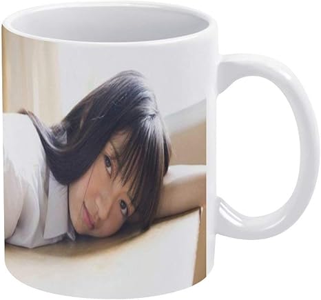 Amazon 逢沢りな Rina Aizawaマグカップ 耐熱マグカップ コーヒー グッズ 陶器 グラスグリーン 大容量 真空断熱 ギフト 330ml タンブラーグラス オンライン通販
