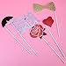 BUYDEAL Wedding Photo Booth Props DIY 31-Kit Bridal Shower Photo Booth Prop for Wedding Party Decoration