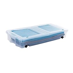 Rubbermaid Cleverstore Under the Bed 70 Qt Wheeled