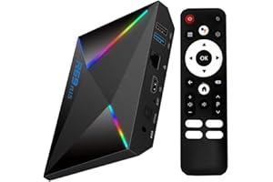 R69 Plus Android Box 14.0 with 4GB RAM 64GB ROM Box Quad-core 64-bit ARM Cortex-A53 Supporting 6K Dual Wi-Fi 2.4G/5.8G, BT 5.