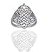 Large Intricate Four Point Celtic Eternity Knot Sterling Silver Ring(Sizes 3,4,5,6,7,8,9,10,11,12,13,14,15)