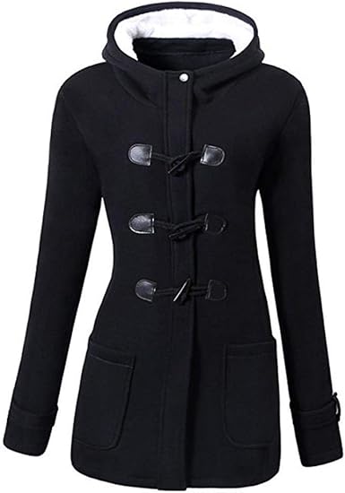 Kaimu Women Fuzzy Fleece Jacket Open Front Cardigan Warm Winter Coat Outwear