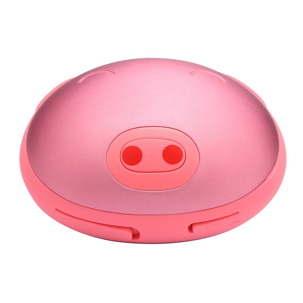 2 in 1 Portable USB Rechargeable Cute Pink Pig Warmer Hand Heater