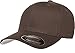 Flexfit Premium Original Blank Cotton Twill Fitted Hat Brown