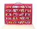 Fun For LifeTM Pokemon TM Compatible Organizer is The Perfect Pokemon TM Figure Compatible Storage Case - Fits Up Approx 200 Characters, [Sturdy Case and Carrying Handle-Strawberry/Pink]