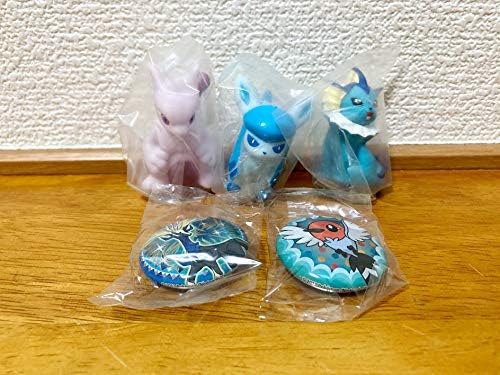 センター限定 指人形缶バッジ ミュウツー シャワーズ グレイシア ゼルネアス ヤヤコマ バッジ ホビー Amazon