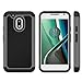 Moto G Play Case, Cimo [Shockproof] Heavy Duty Shock Absorbing Dual Layer Protection Cover for Motorola Moto G4 Play (2016) - Gray