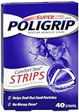 SUPER POLIGRIP Comfort Seal Strips 40 Each
