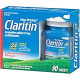 Claritin Allergy 24 Hour Tablets, 10 mg, 90-Count