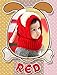 Lovely Winter Baby Kids Girls Boys Warm Woolen Coif Hood Scarf Caps Hats Red