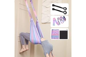 JOFREY Leg Stretcher Strap, Stretching Equipment with Door Anchor Flexibility Trainer Backbend Assist for Dance Aerial Yoga Ballet Leg Stretching Exercise…