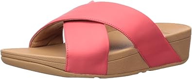 fitflop lulu cross slide leather sandal