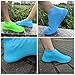 SETSAIL Waterproof Boot and Shoe Cover Reusable Non Slip Rain Snow Overshoe Foldable Galoshes (Black-L)