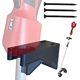 Generic Wall Mount for Milwaukee M18 Fuel String Trimmer Compatible with 2825-20 - Heavy-Duty Black Wall Mounting Bracket Hol