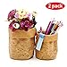 Pencil Pen Holder Cup For Desk Organizer Coin Purse Card Phone Washable Paper | Cork Wood ECO (Cork: Holder Set)