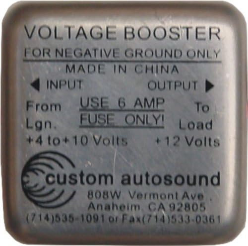 Voltage Booster 6-8v to 12v Negitive Ground