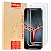 PULEN [2 Pack] for Asus ROG Phone 2 (2019) Screen Protector,HD Anti-Fingerprints Scratch Resistance Bubble Free 9H Hardness Tempered Glass for Asus ROG Phone 2 (2019)