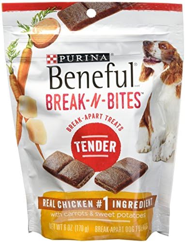 Purina Beneful Break-N-Bites Tender Real Chicken #1 With Carrots & Sweet Potatoes( Net WT 6OZ)