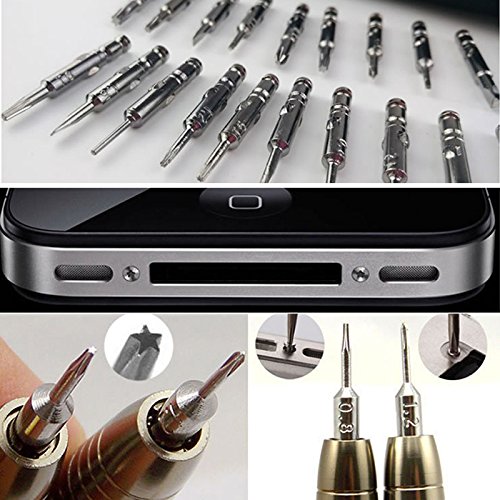 25 in 1 Screwdriver Set Mobile Phone Repair Tool Kit Multitool Hand Tools for Watch Tablet PC - Thumbnail 3