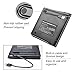 COO External CD Drive USB 3.0 Portable R/W Optical Drive High Speed Data Transfer Slim CD DVD Burner Recorder CD ROM for Laptop Notebook PC Support Windows/Vista/7/8.1/10, Mac OSX (Black)