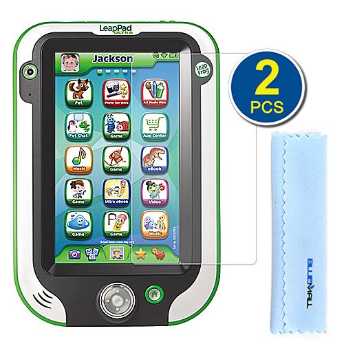 BIRUGEAR 2-Pack Premium HD Crystal Clear LCD Screen Protector for LeapFrog LeapPad Ultra Learning Tablet with Microfiber Cloth
